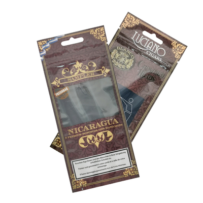 Individuelle professionelle Zigarrenbefeuchter-Befeuchtungstasche Personalisierte Befeuchtung Kunststoff-Zigarrenverpackungsbeutel