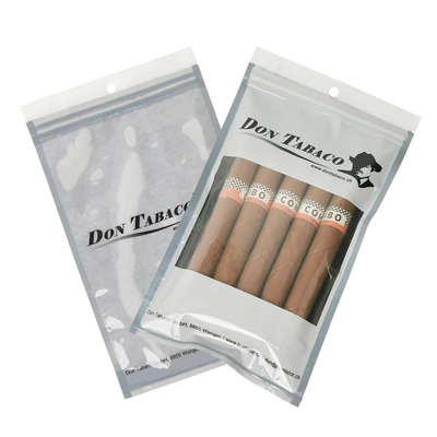Kundenspezifische, wiederverwendbare, langlebige Zigarren-Feuchtigkeitstasche mit Reißverschluss – Produkt für Zigaretten von New Age Packaging & Printing