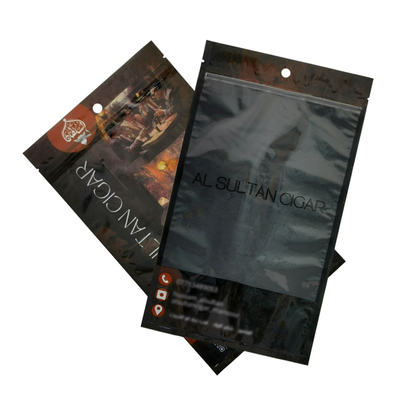 Kundenspezifische, wiederverwendbare, langlebige Zigarren-Feuchtigkeitstasche mit Reißverschluss – Produkt für Zigaretten von New Age Packaging & Printing