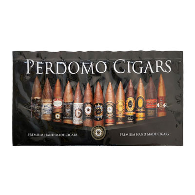 Individuell bedruckte, wiederverschließbare Ziplock-Zellophan-Einzelhandelsbeutel für Zigarren, Zigarrenbeutel