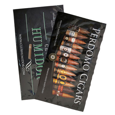 Individuell bedruckte, wiederverschließbare Ziplock-Zellophan-Einzelhandelsbeutel für Zigarren, Zigarrenbeutel