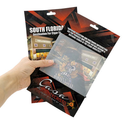 Verpackung Druck 3 Seiten Versiegelungstüte Lebensmittelverpackung Mylar Taschen Tabak Tasche Zigarren Taschen Custom mit Reißverschluss
