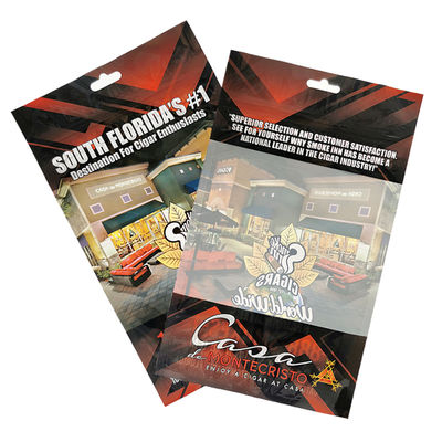Verpackung Druck 3 Seiten Versiegelungstüte Lebensmittelverpackung Mylar Taschen Tabak Tasche Zigarren Taschen Custom mit Reißverschluss