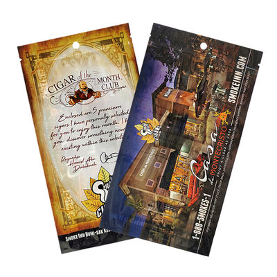 Zigarren Feuchtigkeitsbeutel Klarfolie Ziplock Zigarren Tabak Feuchtigkeitsbeutel Wärmesiegel Kunststoff Zigarren Humidor Verpackungstüten