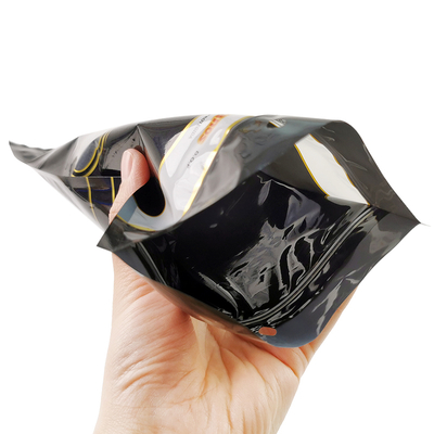 Individuell bedruckte Ziplock-Zigarrenverpackungsbeutel Tabakblätter-Verpackungsbeutel Mattierte Lebensmittelverpackungsbeutel