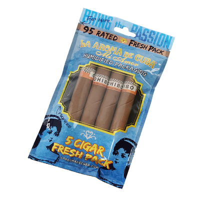 Custom Logo Ziplock Mylar Folien Zigarrenverpackungstüte Klares Plastikseiten Gusset für Haushaltsprodukte und Zigarren