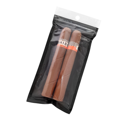 Tragbare Zigarren-Zip-Lock-Beutel mit transparentem Fenster, befeuchtetem System, Zigarren-Befeuchtungsbeutel und Zigarrenverpackungsbeutel