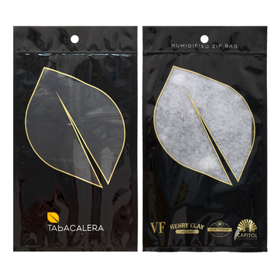 PE-PET-Plastikverpackung Feuchtigkeitsdicht Wiederverwendbarer Zip Lock Mylar-Tasche Stehendes Design für Tabak Zigarren Heißstempel