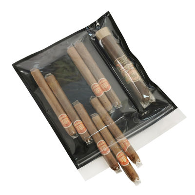 Neues Design feuchtigkeitsdichte Plastik-Humidor-Taschen mit Reißverschluss Frische Bewahrung der Feuchtigkeit Zigarrenlager mit separater Schlitz