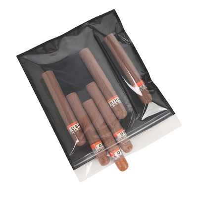 Neues Design feuchtigkeitsdichte Plastik-Humidor-Taschen mit Reißverschluss Frische Bewahrung der Feuchtigkeit Zigarrenlager mit separater Schlitz