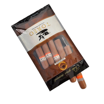 Neues Design feuchtigkeitsdichte Plastik-Humidor-Taschen mit Reißverschluss Frische Bewahrung der Feuchtigkeit Zigarrenlager mit separater Schlitz