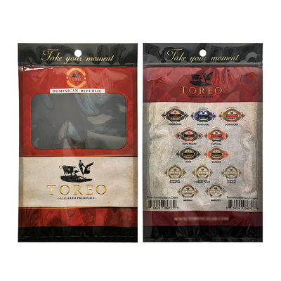 Individuelle Zigarrenwickel Verpackungsbeutel Rauchblattbeutel Roll Tabak Verpackungsbeutel Tabak Zigarre Mylar Beutel