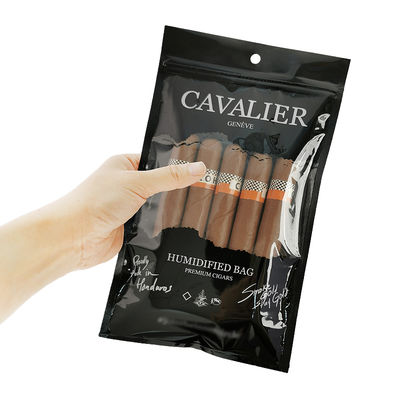 Tragbare Zigarren-Befeuchtungstasche Großhandel Zigarren-Plastiktüte Neuankömmling Zigarren-Befeuchtungstasche