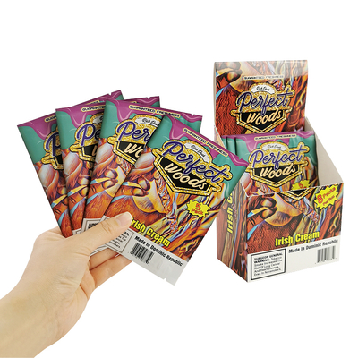 Custom Logo Wärmesiegel Folie Mylar Tasche Feuchtigkeit Tabak Verpackung Zip Plastik Humidor Zigarre Ziplock Taschen