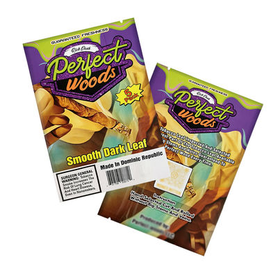 Custom Logo Wärmesiegel Folie Mylar Tasche Feuchtigkeit Tabak Verpackung Zip Plastik Humidor Zigarre Ziplock Taschen Zigarren Feuchtigkeitsbeutel