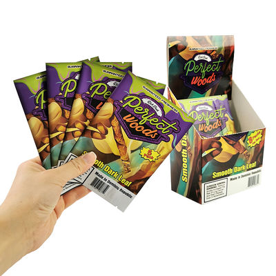 Custom Logo Wärmesiegel Folie Mylar Tasche Feuchtigkeit Tabak Verpackung Zip Plastik Humidor Zigarre Ziplock Taschen Zigarren Feuchtigkeitsbeutel