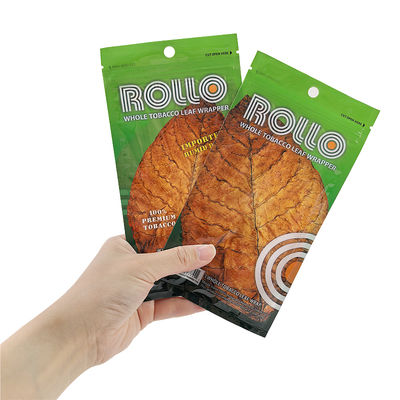 Wiederversiegelbarer Plastikzigarren-Befeuchter-Beutel mit Fensterkurbel-Loch