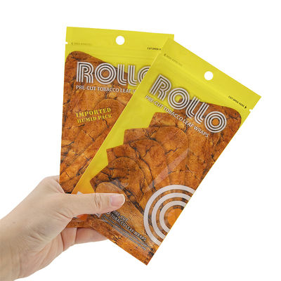 Wiederversiegelbarer Plastikzigarren-Befeuchter-Beutel mit Fensterkurbel-Loch