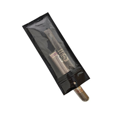 Kundenspezifische Mylar-Ziplock-wiederverschließbare Zigarrenbeutel, Kunststoff, Handroll-Raucherzubehör, Verpackungsbeutel zur Befeuchtung von Lebensmitteln