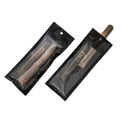 Kundenspezifische Mylar-Ziplock-wiederverschließbare Zigarrenbeutel, Kunststoff, Handroll-Raucherzubehör, Verpackungsbeutel zur Befeuchtung von Lebensmitteln
