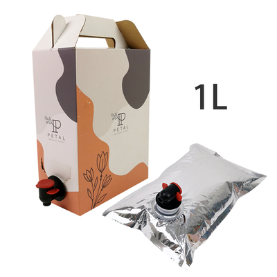 1L/2L/3L Individuelle Kaffee-Box Einweg-Kaffeebeutel in Box mit Ventil-Spender