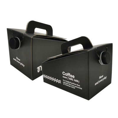 Custom Logo Druck 1L 2L 3L 5L 10L Einwegkaffee Getränk Wein BIB Tasche in Box Dispenser Kaffee zum Mitnehmen aseptische Tasche in Box