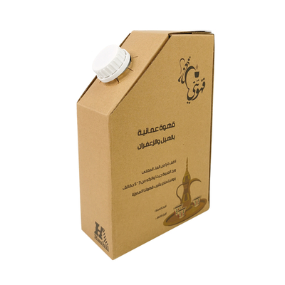 1L/2L/3L/5L Trinkbeutel Einweg-Handgriff Kaffeebeutel in Box Wein mit Ventil Kaffeebeutel Dispenser