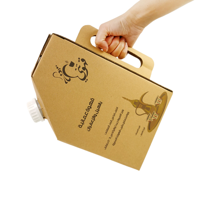 1L/2L/3L/5L Trinkbeutel Einweg-Handgriff Kaffeebeutel in Box Wein mit Ventil Kaffeebeutel Dispenser