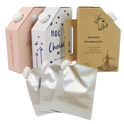 Kunststoff-BIB-Beutel in Box 1L Heißkaffee-Box Flüssigkeitsverpackung