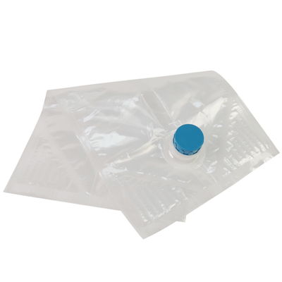 Beverage 10L BIB Bag in Box Nylon Liquid Bag Juice Dispenser With Tall Screw Ring Valve Aseptic Bag For Packaging
