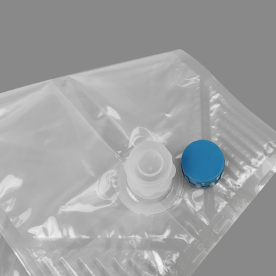 Beverage 10L BIB Bag in Box Nylon Liquid Bag Juice Dispenser With Tall Screw Ring Valve Aseptic Bag For Packaging
