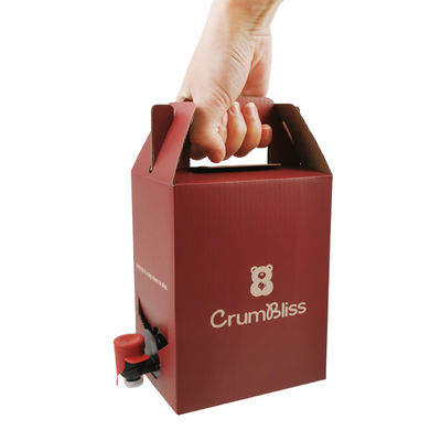 1L-10L Aseptischer Getränke-Bib-Filler-Verschließer Beutel in der Box Heißsiegel-Aluminium-Wein- & Saftbeutel mit Vitop-Ventil für Mineralwasser