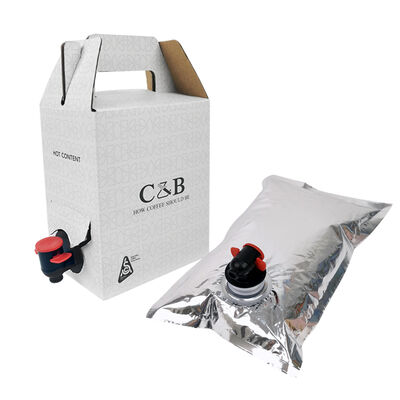 Einfacher Dispenser-Beutel im Karton mit Ausgießer und ohne Griff für vielseitige Verpackungen