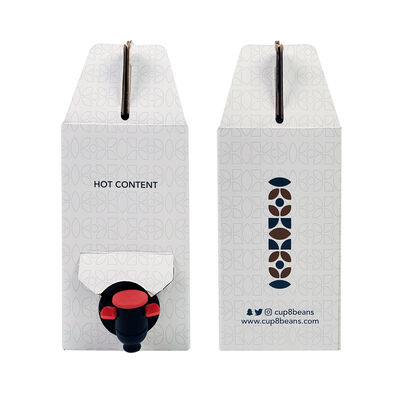 Einfacher Dispenser-Beutel im Karton mit Ausgießer und ohne Griff für vielseitige Verpackungen