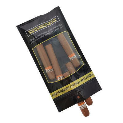 Medium Zigarren Humidor Beutel mit Ziplock-Verschluss aus 0,09 mm Material, die eine Aufbewahrungslösung zur Erhaltung von Zigarren und Frische bieten