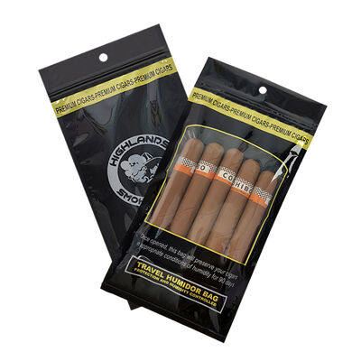 Medium Zigarren Humidor Beutel mit Ziplock-Verschluss aus 0,09 mm Material, die eine Aufbewahrungslösung zur Erhaltung von Zigarren und Frische bieten