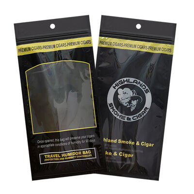 Medium Zigarren Humidor Beutel mit Ziplock-Verschluss aus 0,09 mm Material, die eine Aufbewahrungslösung zur Erhaltung von Zigarren und Frische bieten