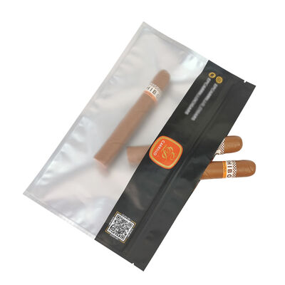 MOPP PE-Material Struktur Zigarren Humidor Taschen Zigarren Feuchtigkeitsspender Plastik Reißverschluss Taschen Langlebige Feuchtigkeitsspender Taschen