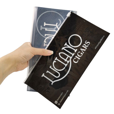 Tragbare Zigarren-Humidor-Taschen mit Feuchtigkeitssystem und transparenten Fenster für eine einfache Anzeige und lang anhaltende Frische der Zigarren