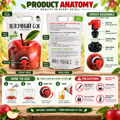 Free Sample Stand Up Pouch With Spout Gravure Printing Style Customizable Packaging For Juice Sauce And Liquid Products