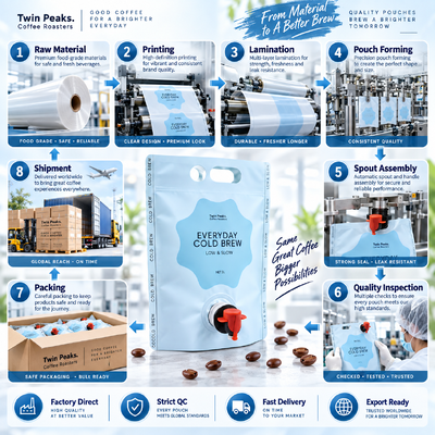 Moisture Proof Stand up Spout Pouch Utilizing Material Structures PET AL NY PE or Custom Designed for Beverage Packaging