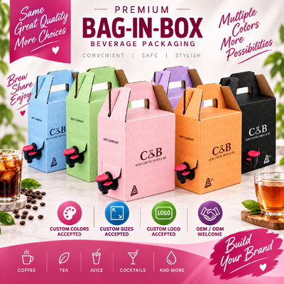 ISO-zertifizierter Bag-in-Box-Kunststoff, rechteckiges Design, geeignet für die Verpackung von Flüssigkeiten in den Lebensmittel-, Getränke- und Chemiesektoren