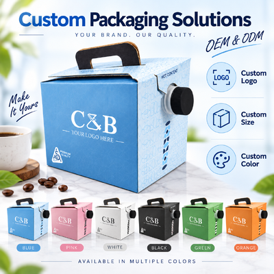 Bag In Box Container Square Rectangular Durable Packaging Solution for Liquid Storage and Transport