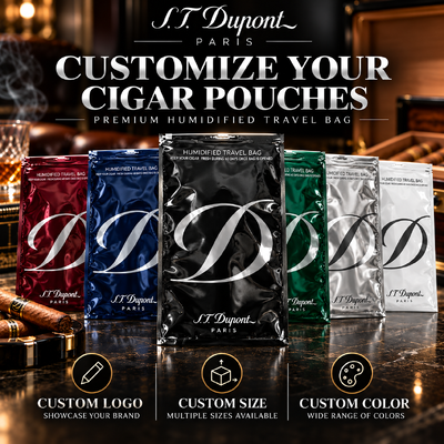 Thickness 0.09mm Cigar Humidor Bags MOPPPE Material Structure Volume 5 Cigars Durable Protective Barrier Against Dryness