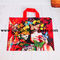 Mehrfarbendrucken gestempelschnittene Griff-Plastikeinkaufstasche