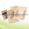 Kaffee Bean Packaging Tasche 240 Mikrometer-Kraftpapiers mit Reißverschluss