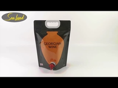 Zusammengestellte Saft-/Weinkarton-Verpackung Stand-up-Spout-Tasche mit Vitop-Tap-Doppelboden