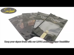 Großhandel Mautgedruckte billige wieder verschließbare Plastik-Zigarrenfeuchtigkeitsbeutel