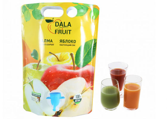 Olive Oil Coffee Wine Beverage-Tasche in der Kasten-Zufuhr-Aluminiumfolie 1l 2l 3l 5l stehen herauf Beutel mit Hahn/Zapfen Vitop