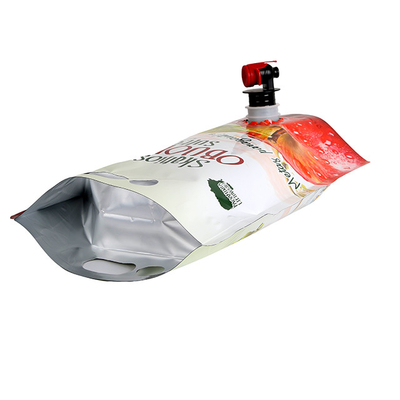 Anpassung Größe Stehen Sie auf Tasche mit Auslauf Feuchtigkeitsdichte Verpackung für Wein / Saft / Olivenöl